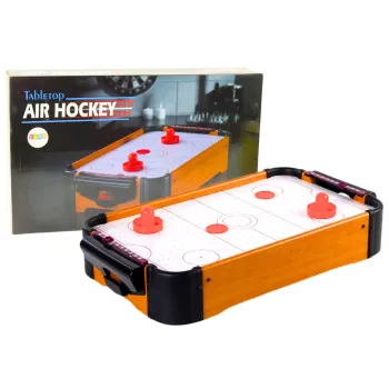 Drewniany stół do gry w hokeja z podświetleniem LED i efektami dźwiękowymi