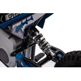 Zabawka motor crossowy na akumulator 36V niebieski z solidną konstrukcją