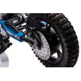 Motocykl crossowy dla dzieci A9901 36V w kolorze niebieskim przeznaczony na prezent