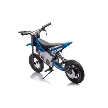 Wytrzymały motor elektryczny crossowy niebieski dla małych pasjonatów motoryzacji