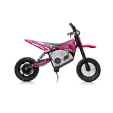 Różowy motor crossowy na akumulator dla dzieci zdjęcie poglądowe