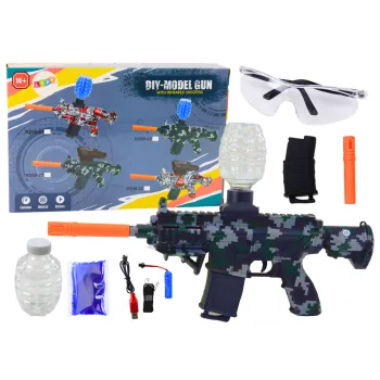 Automatyczny karabin na kulki wodne M416 w zestawie z okularami