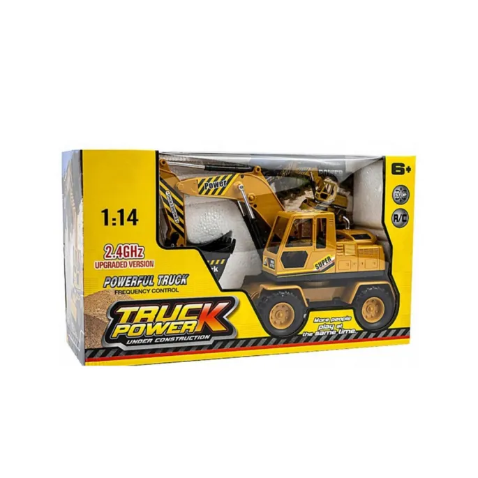 Koparka zdalnie sterowana z akumulatorem i wytrzymałą konstrukcją