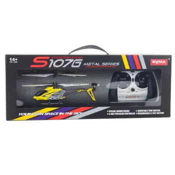 Pilot do helikoptera Syma S107G oraz kompaktowe rozmiary modelu
