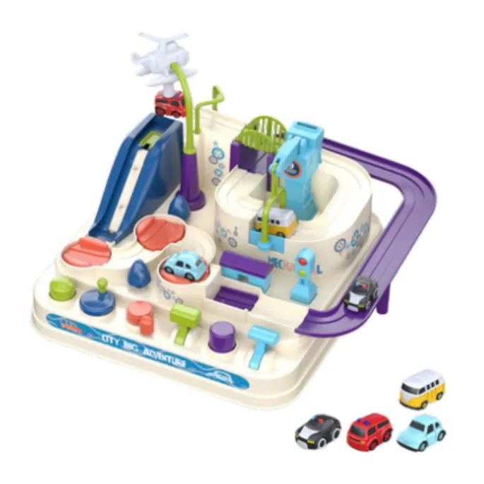 Interaktywny parking zabawkowy rozwijający motorykę dziecka