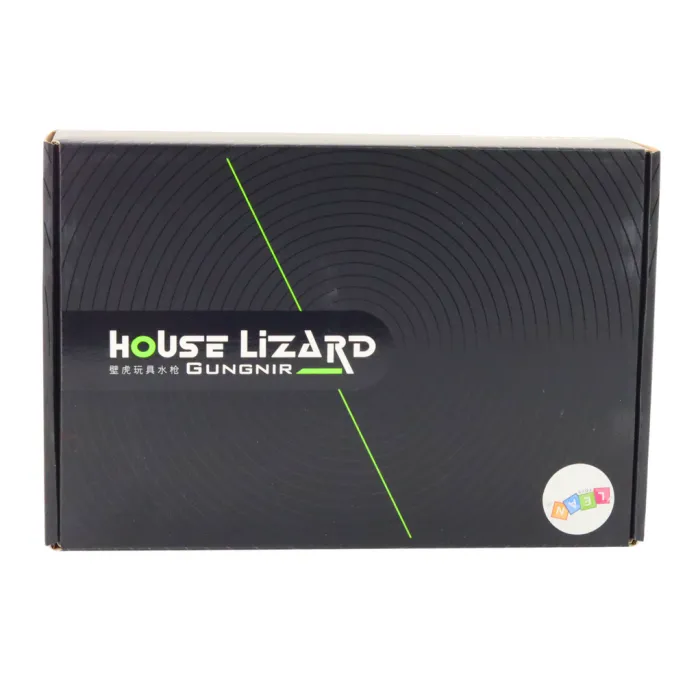 Pistolet wodny z akumulatorem i zestawem ładowania – widok zestawu