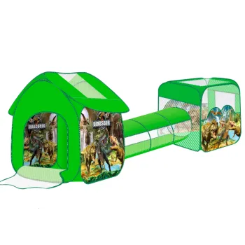 Plac Zabaw Dla Dzieci 3w1 Namiot Iglo Basen Dinozaury