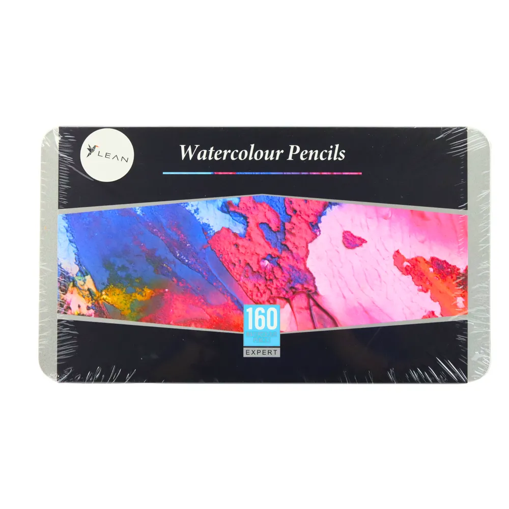 Zbliżenie na końcówki kredek rozpuszczalnych prezentujących bogatą paletę barw