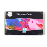 Zbliżenie na końcówki kredek rozpuszczalnych prezentujących bogatą paletę barw