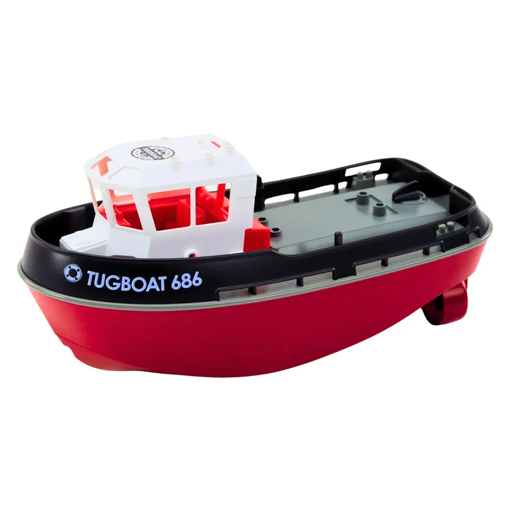 Dynamiczna łódź RC o prędkości do 35 km/h podczas wyścigu