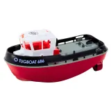 Dynamiczna łódź RC o prędkości do 35 km/h podczas wyścigu