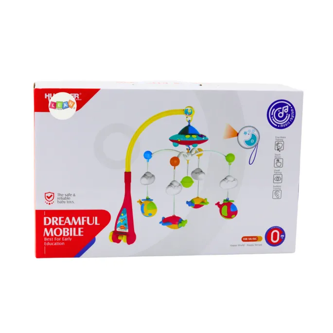 Nowoczesna karuzelka do łóżeczka z funkcją 108 melodii i regulacją głośności