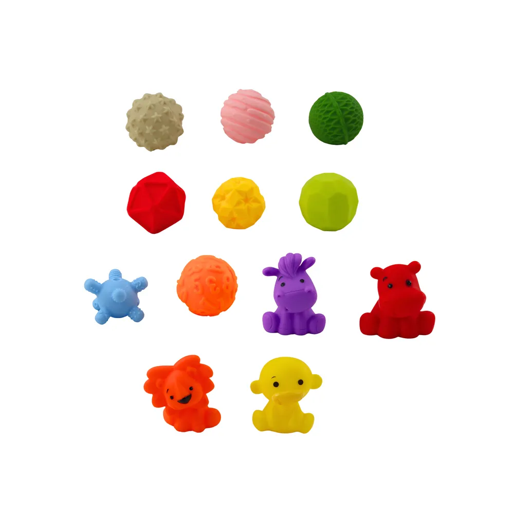 Zestaw klocków z figurkami zwierząt wspierający rozwój dziecka