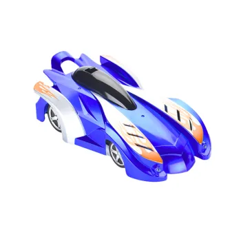 Autko Sportowe Jeżdżące Po Ścianach i Suficie Na Laser Niebieskie