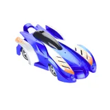 pilot z laserem do sterowania autkiem sportowym niebieskim