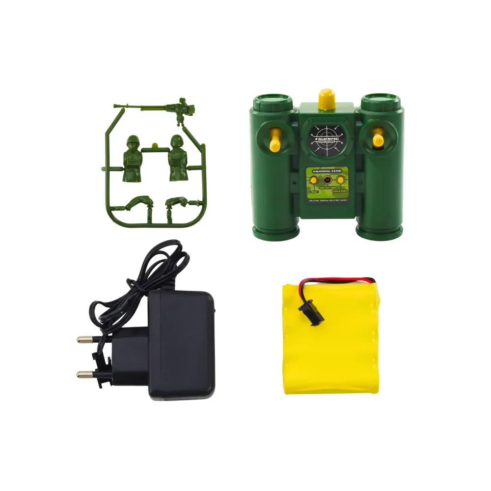 Akumulatorowy czołg RC z realistycznymi efektami świetlnymi