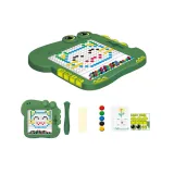 Tablica Magnetyczna Edukacyjna Dinozaur Pad Układanka Zielona