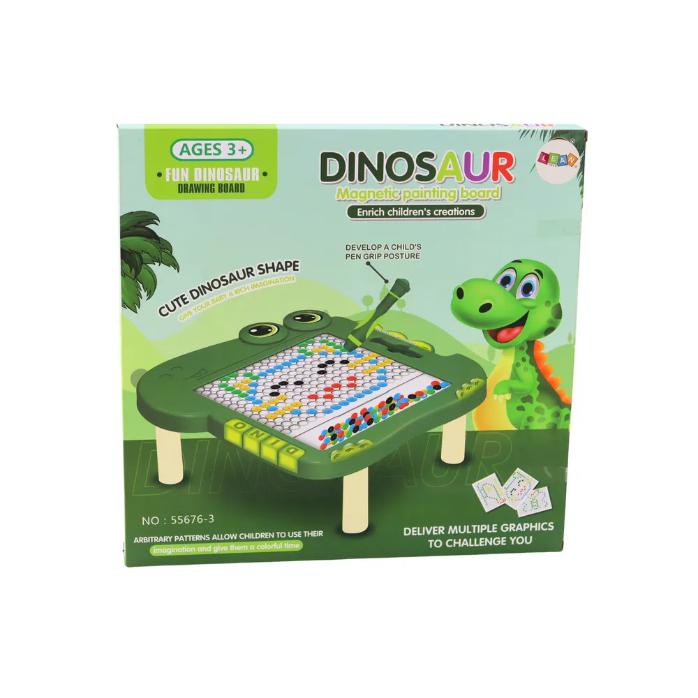 Tablica Magnetyczna Edukacyjna Dinozaur Pad Układanka Zielona