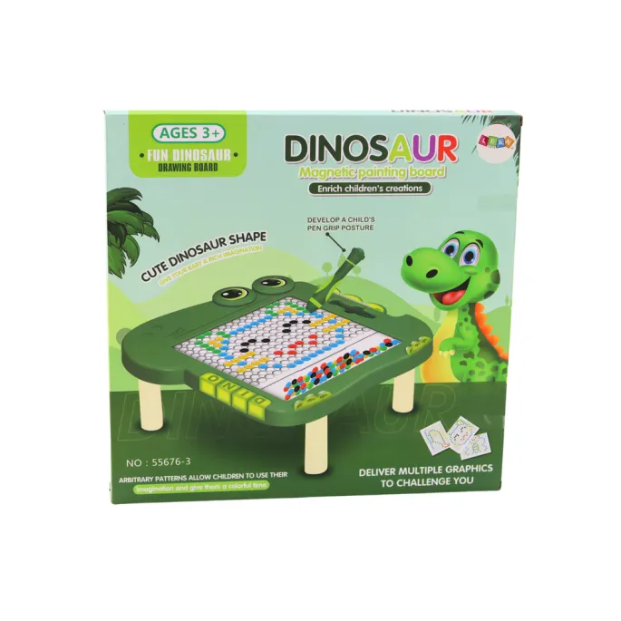 Tablica Magnetyczna Edukacyjna Dinozaur Pad Układanka Zielona