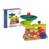 Kolorowa fontanna zjeżdżalnia dla kulek i piłek rozwijająca zmysły dziecka