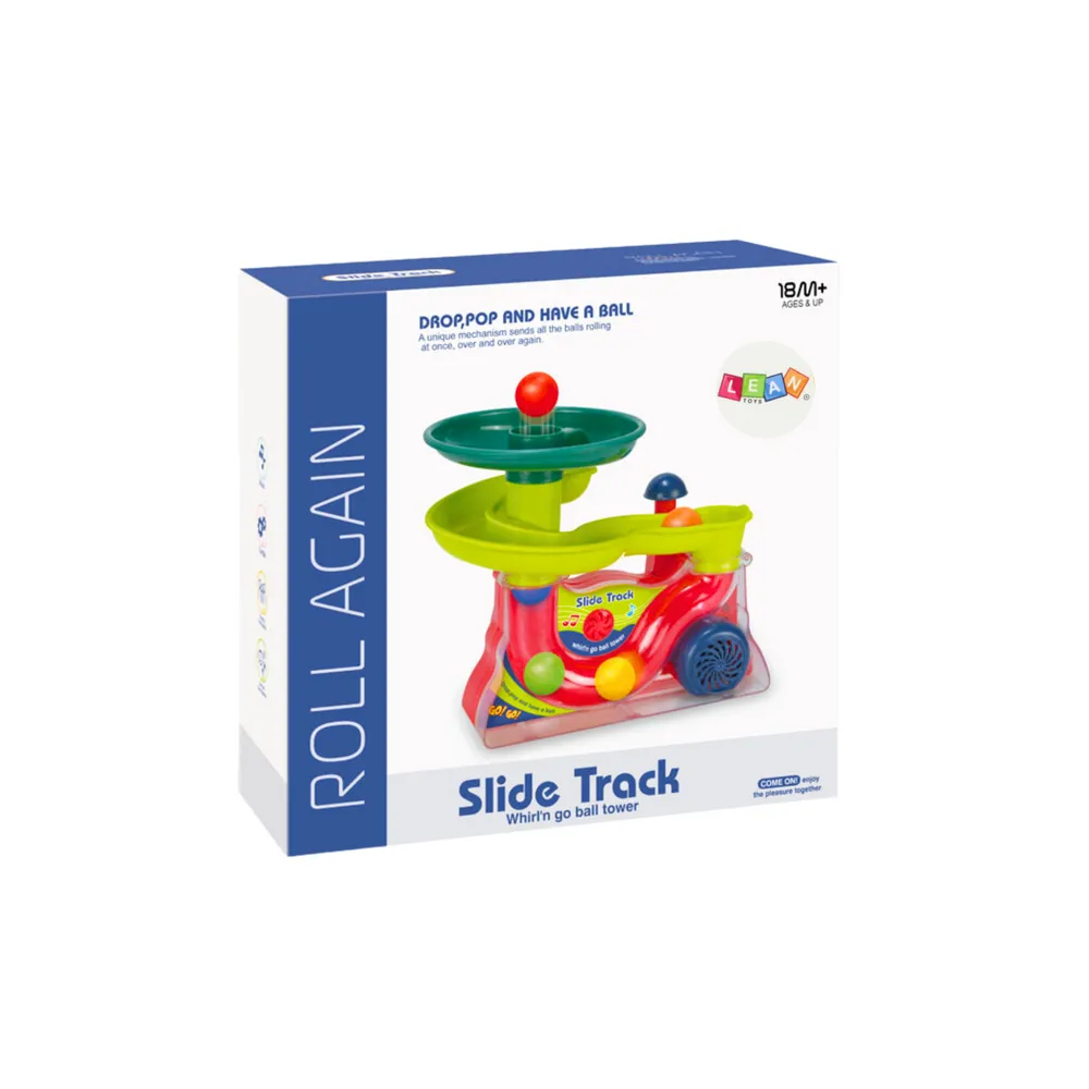 Bezpieczna fontanna zjeżdżalnia z piłeczkami dla dzieci powyżej 3 lat