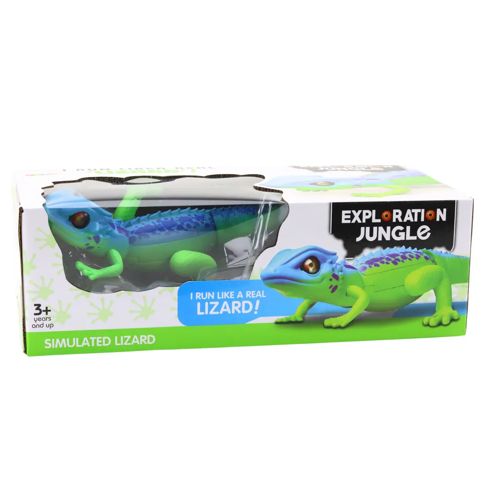 Lekka i wytrzymała zdalnie sterowana jaszczurka RC do zabawy w domu