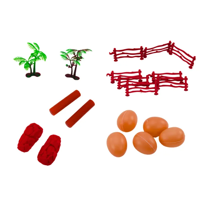 Zestaw 45 zabawek dinozaurów dla dzieci powyżej 3 lat