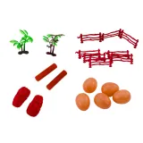 Zestaw 45 zabawek dinozaurów dla dzieci powyżej 3 lat