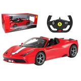 Czerwone zdalnie sterowane Ferrari Laferrari Aperta w skali 1:14