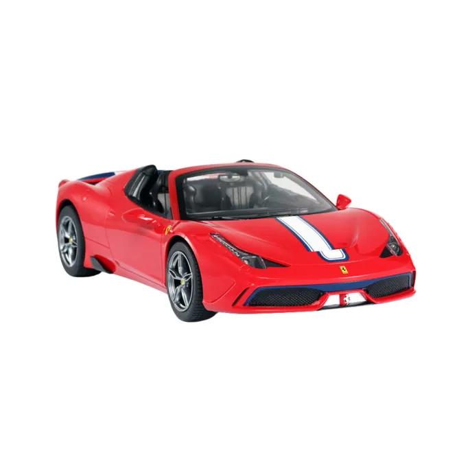 Auto zabawkowe RC Ferrari Aperta Cabrio podczas jazdy po podłodze