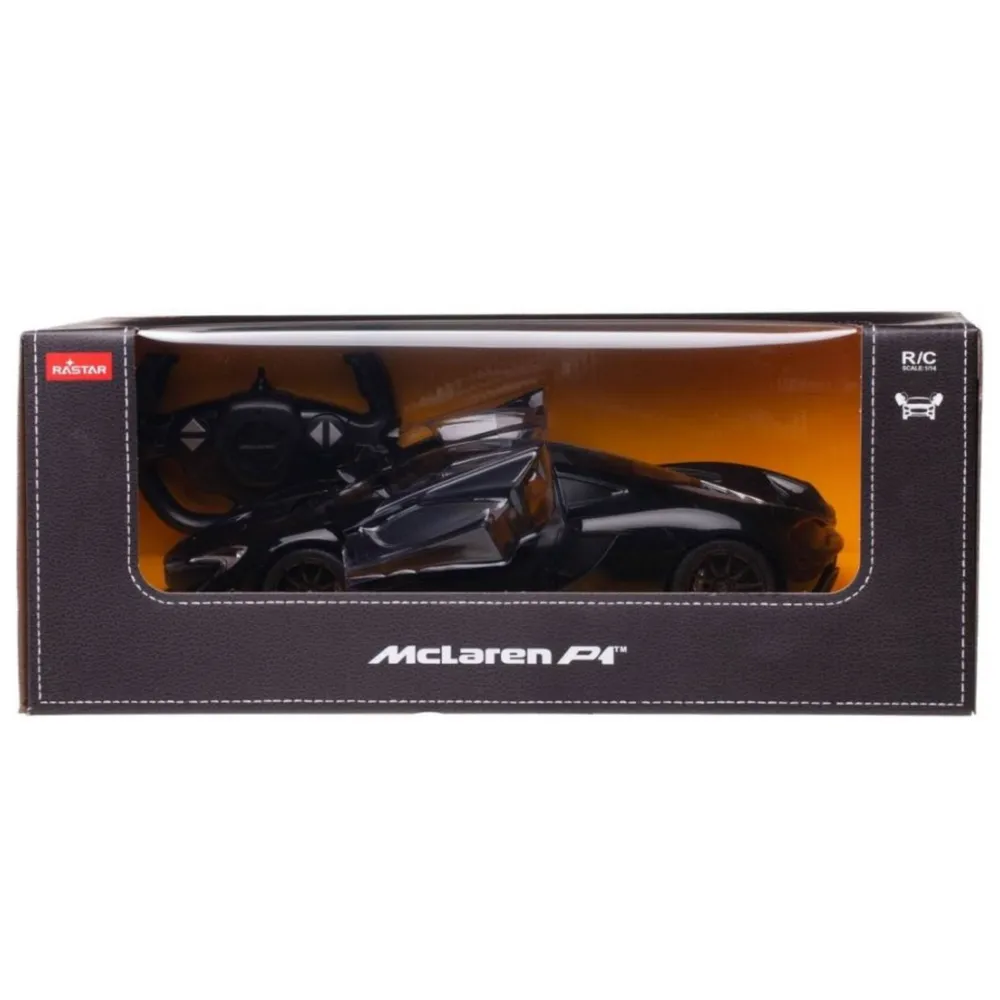 Zestaw McLaren P1 RC z kontrolerem i instrukcją w pudełku prezentowym