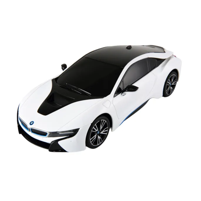 Detal wnętrza zdalnie sterowanego auta BMW I8 w skali 1:18