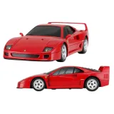 Auto sportowe zdalnie sterowane Ferrari F40 skala 1:24 widok z boku