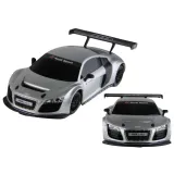 Zdalnie sterowany model sportowego Audi R8 LMS w skali 1:24, kolor srebrny