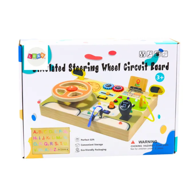 Kolorowa tablica analogowa dla dzieci wspierająca rozwój motoryczny