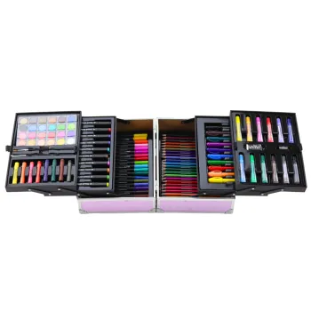 Zestaw Artystyczny w Rozkładanej Walizce z Jednorożcem 133 El