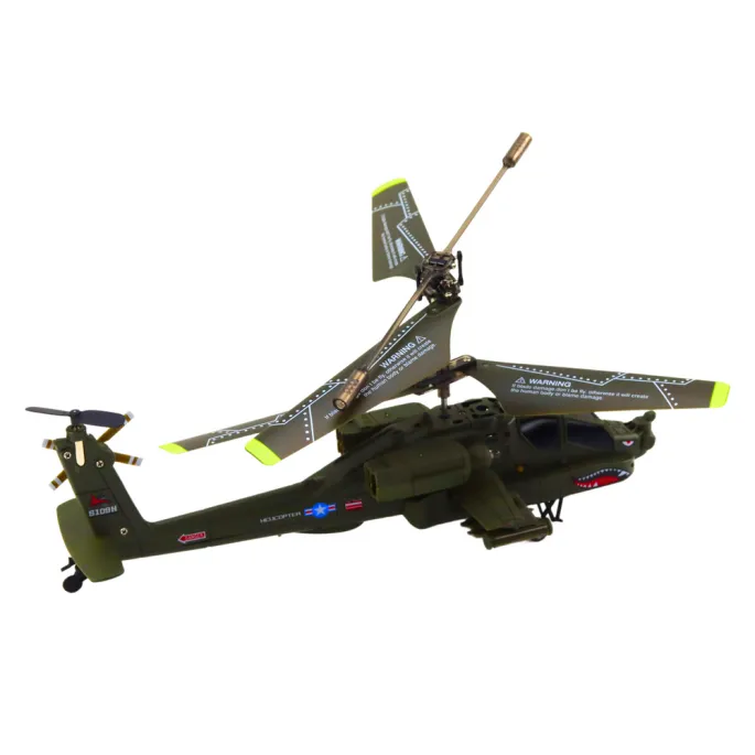 Pilot RC i helikopter Syma S109H khaki prezentowane w zestawie