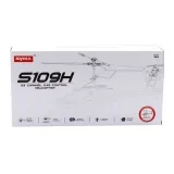 Zbliżenie detali militarnych śmigłowca Syma S109H z realistycznym kadłubem