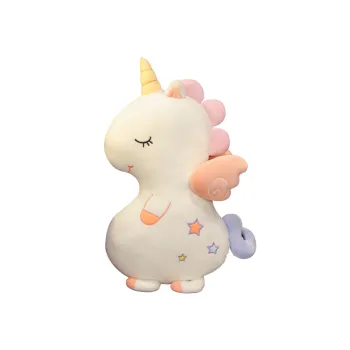 Maskotka Pluszowa Przytulanka Uroczy Jednorożec Biały 50cm