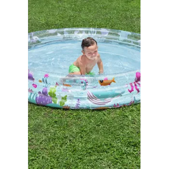 bezpieczny basen dmuchany do zabawy na tarasie