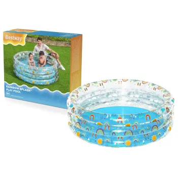 Kolorowy dmuchany basen Bestway z motywem owoców do ogrodu