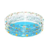 Wytrzymały, okrągły basen dmuchany Bestway 51045 z łatką naprawczą