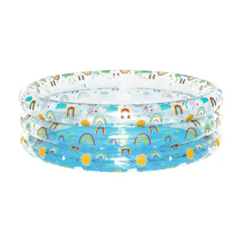 Letni basen ogrodowy dla dzieci z atrakcyjną grafiką owoców