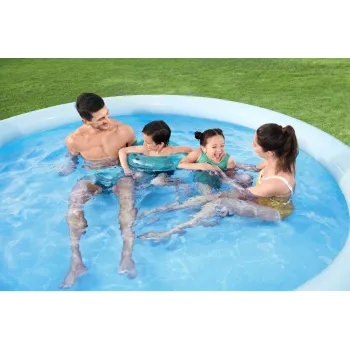 Basen Bestway 305 cm napełniany wodą, gotowy do użycia