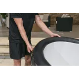 Wanna do zimnych kąpieli z zestawem akcesoriów i pokrowcem ochronnym