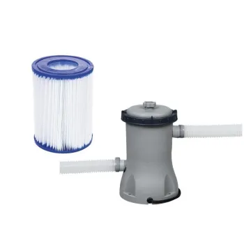 Widok basenu Bestway 57270 gotowego do kąpieli rodzinnej