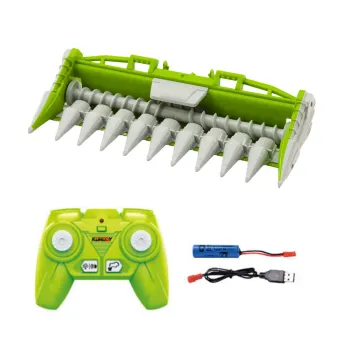 Zabawka edukacyjna kombajn z gumowymi kołami i akumulatorem