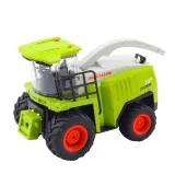 Pilot do kombajnu zdalnie sterowanego RC widoczny obok pojazdu