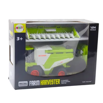 Model kombajnu dla dzieci z efektem dymu i ruchomymi częściami