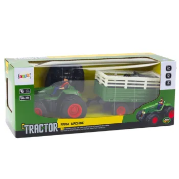 Realistyczny traktor zdalnie sterowany ze światłami LED i funkcją ładowania USB